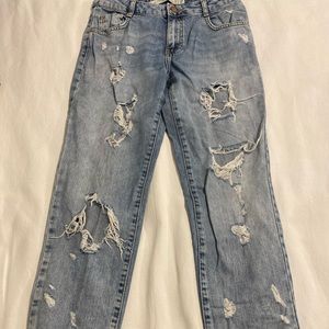 Ripped Jeans - Size 2 - Zara